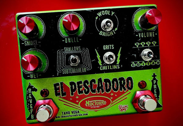 EL PESCADORO™  -Octal tube style preamp w 2 channel Reverb (Jr Barnyard w reverb)